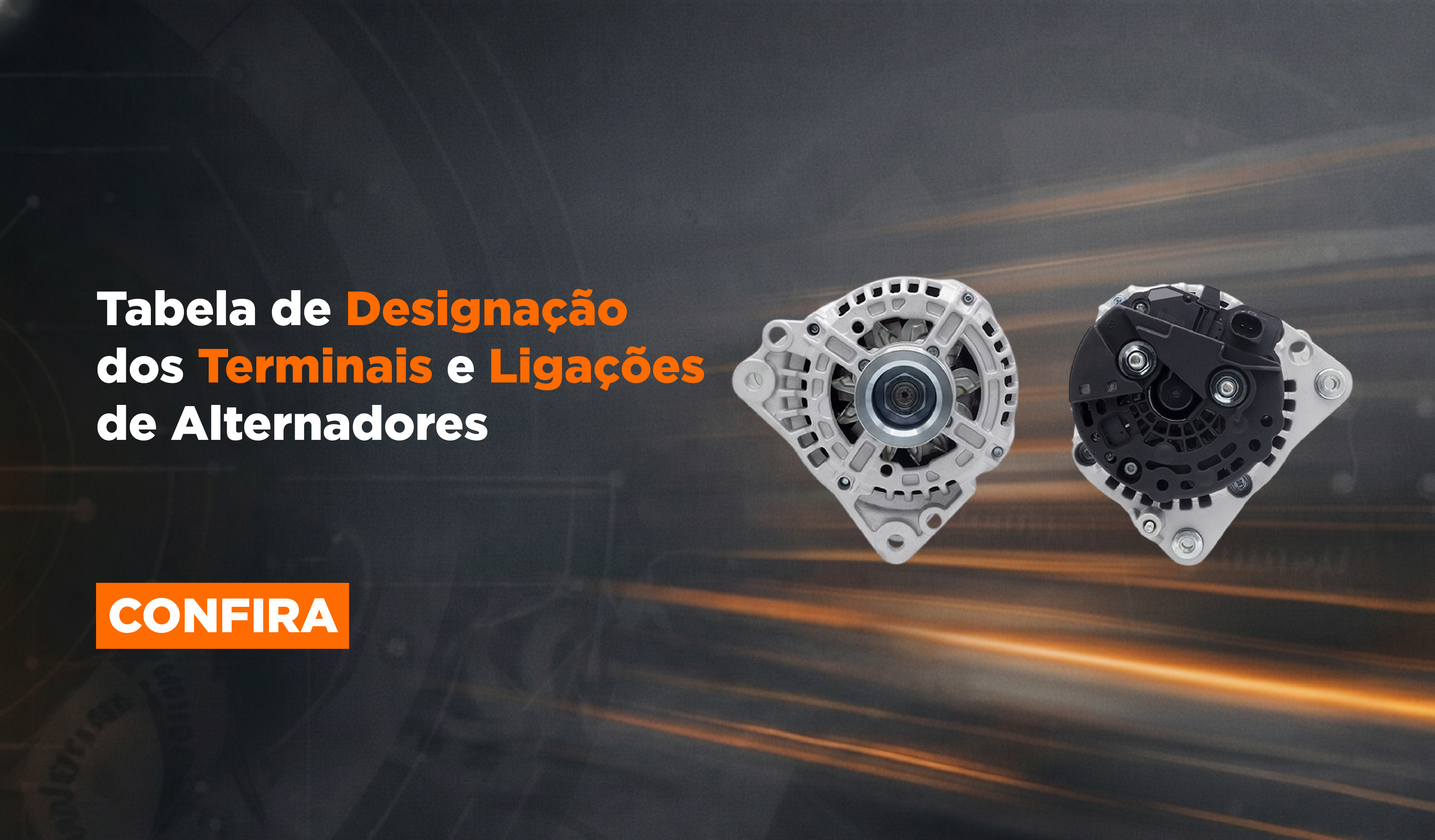 Tabela de Designação dos Terminais e Ligações de Alternadores