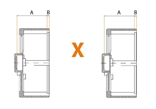 Diferença entre os mancais 3637 e 3608