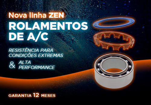 ZEN lança nova linha de rolamentos para ar condicionado